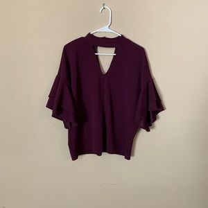 Never worn - purple blouse size medium